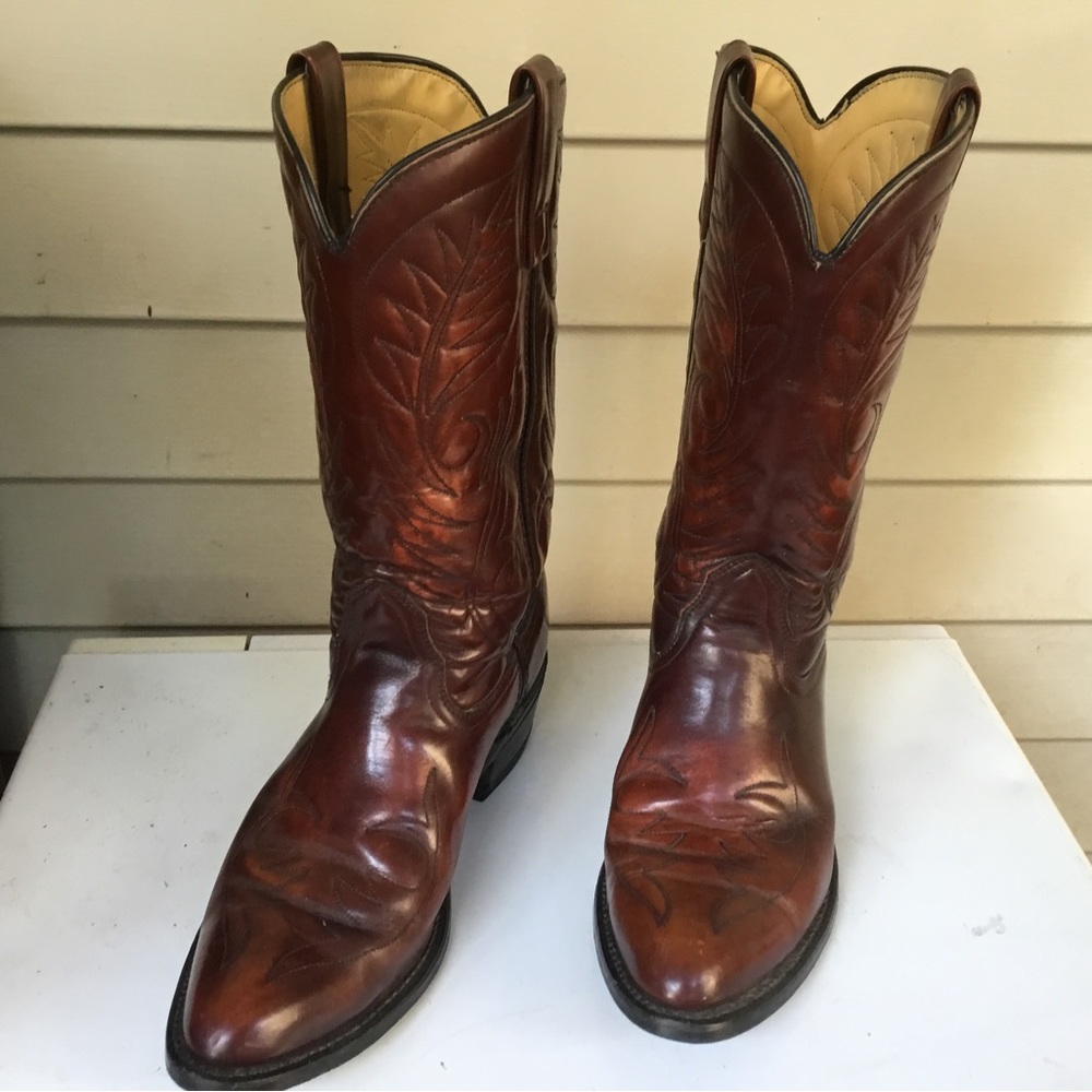 Mens Cowboy Boots Size 9 1/2 D